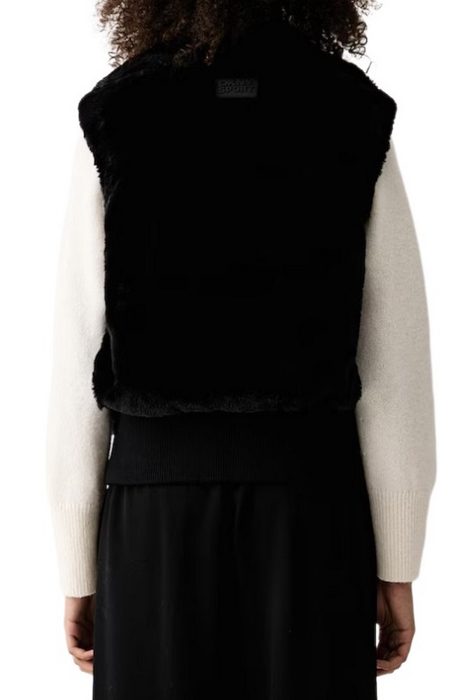 DKNY VEST ΜΠΟΥΦΑΝ ΓΙΛΕΚΟ ΓΥΝΑΙΚΕΙΟ BLACK