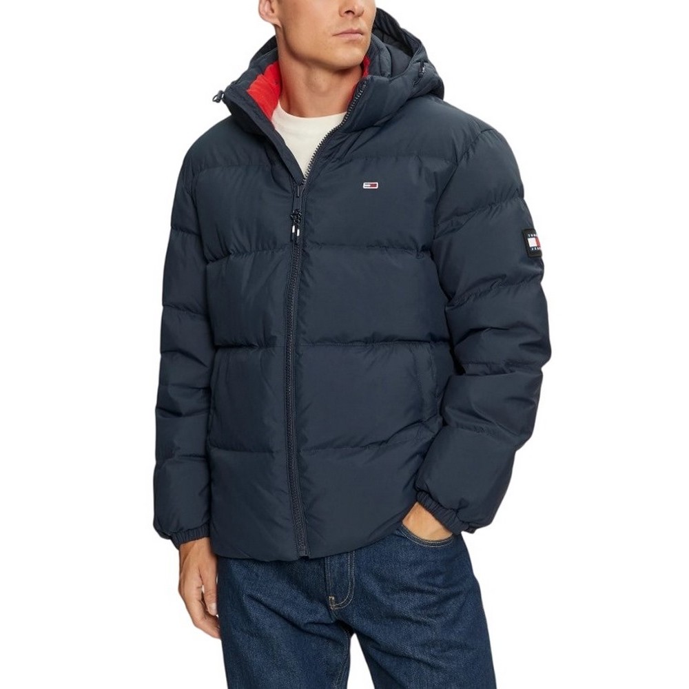 TOMMY HILFIGER ESSENTIAL DOWN JACKET ΜΠΟΥΦΑΝ ΑΝΔΡΙΚΟ NAVY