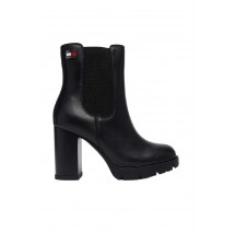 TOMMY JEANS CHELSEA HIGH HEEL BOOTS ΠΑΠΟΥΤΣΙ ΓΥΝΑΙΚΕΙΟ BLACK