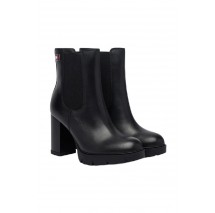 TOMMY JEANS CHELSEA HIGH HEEL BOOTS ΠΑΠΟΥΤΣΙ ΓΥΝΑΙΚΕΙΟ BLACK