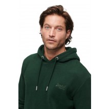 SUPERDRY D2 OVIN ESSENTIAL LOGO HOODIE ΦΟΥΤΕΡ ΜΠΛΟΥΖΑ ΑΝΔΡΙΚΗ GREEN