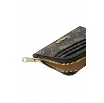 GUESS EMELIE LOGO TOP ZIP CRD HOLDR ΠΟΡΤΟΦΟΛΙ ΓΥΝΑΙΚΕΙΟ COFFEE