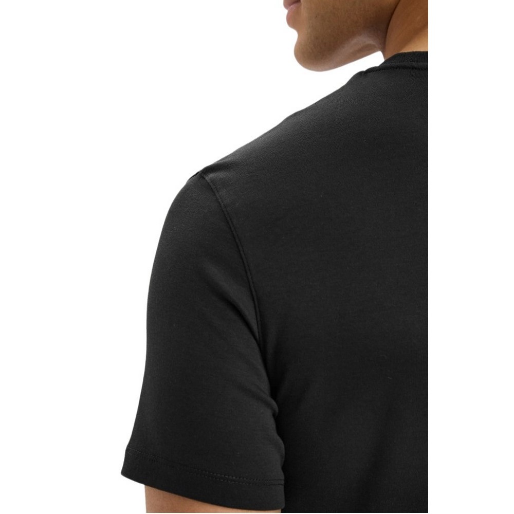 CALVIN KLEIN SLIM SUPIMA LOGO PATCH T-SHIRT ΜΠΛΟΥΖΑ ΑΝΔΡΙΚΗ BLACK