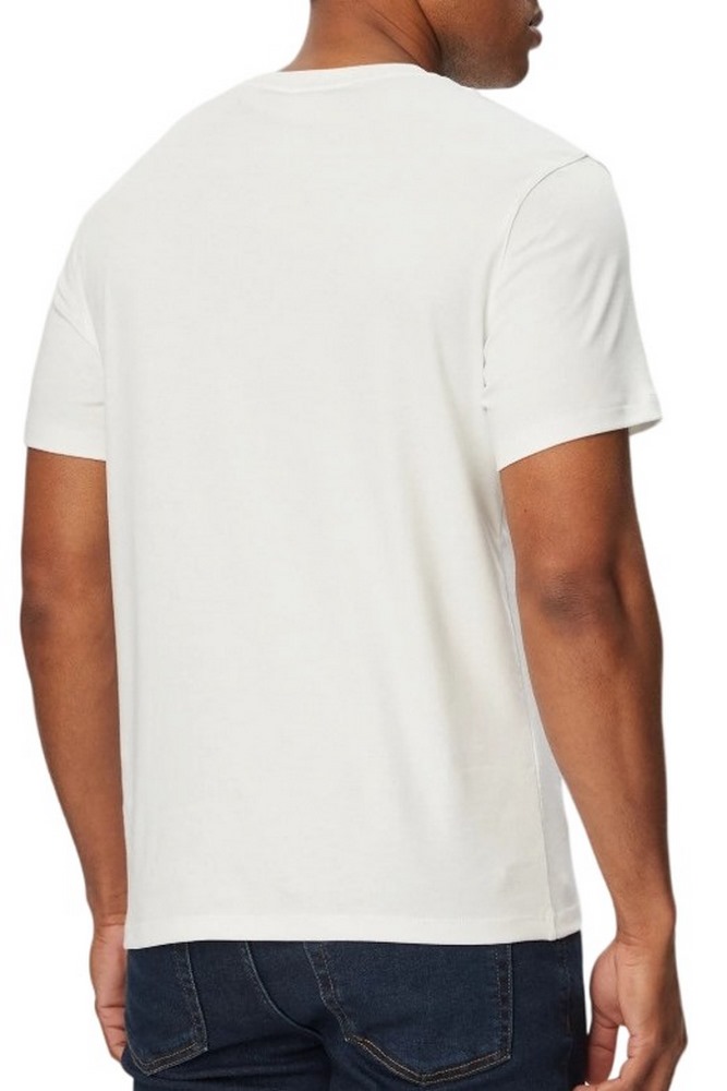 CALVIN KLEIN SLIM SUPIMA LOGO PATCH T-SHIRT ΜΠΛΟΥΖΑ ΑΝΔΡΙΚΗ BRIGHT WHITE