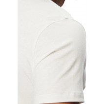 CALVIN KLEIN SLIM SUPIMA LOGO PATCH T-SHIRT ΜΠΛΟΥΖΑ ΑΝΔΡΙΚΗ BRIGHT WHITE