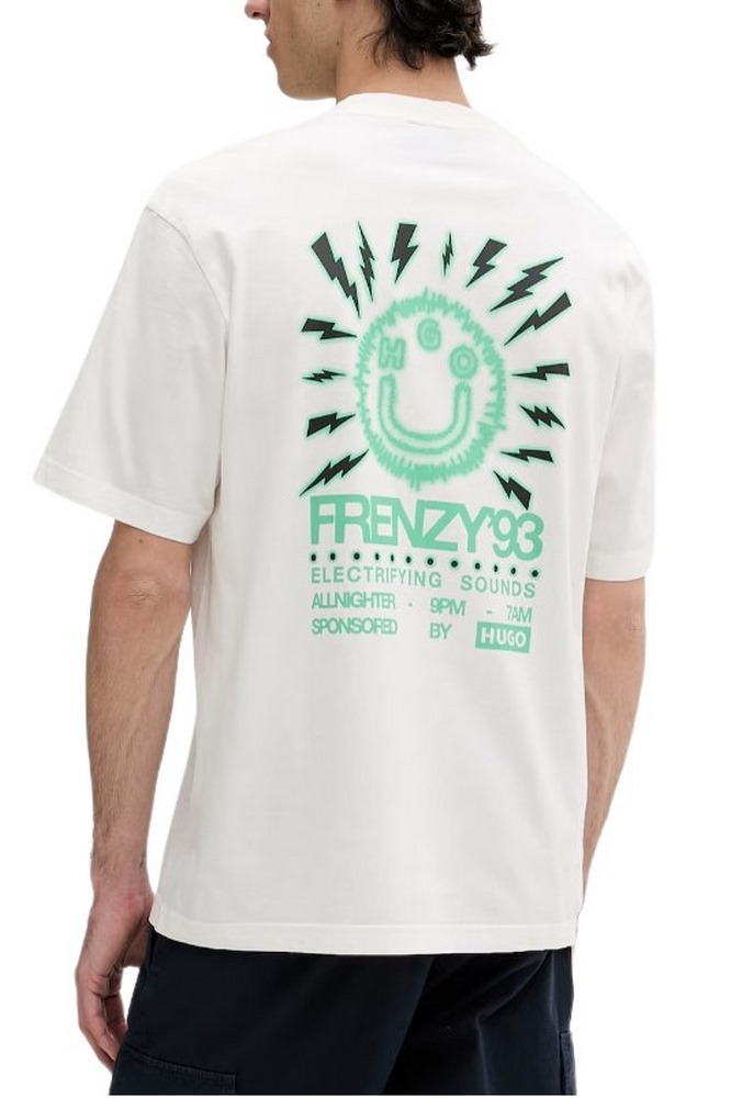 HUGO BOSS JERSEY NEXTRALIO T-SHIRT ΜΠΛΟΥΖΑ ΑΝΔΡΙΚΗ OFF WHITE