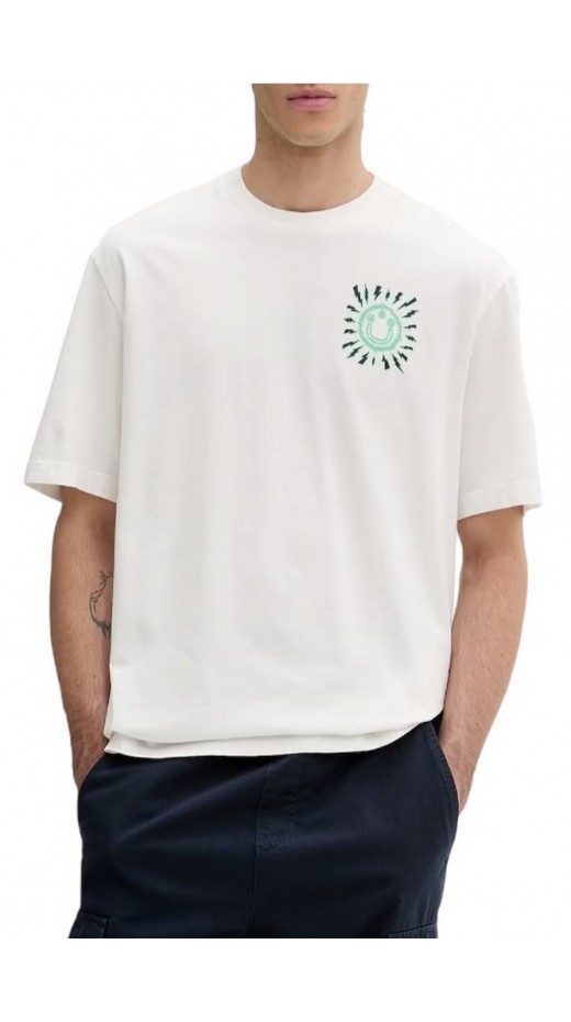 HUGO BOSS JERSEY NEXTRALIO T-SHIRT ΜΠΛΟΥΖΑ ΑΝΔΡΙΚΗ OFF WHITE