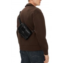 CALVIN KLEIN EMBLEM HW SLING ΤΣΑΝΤΑ ΑΝΔΡΙΚΗ BLACK