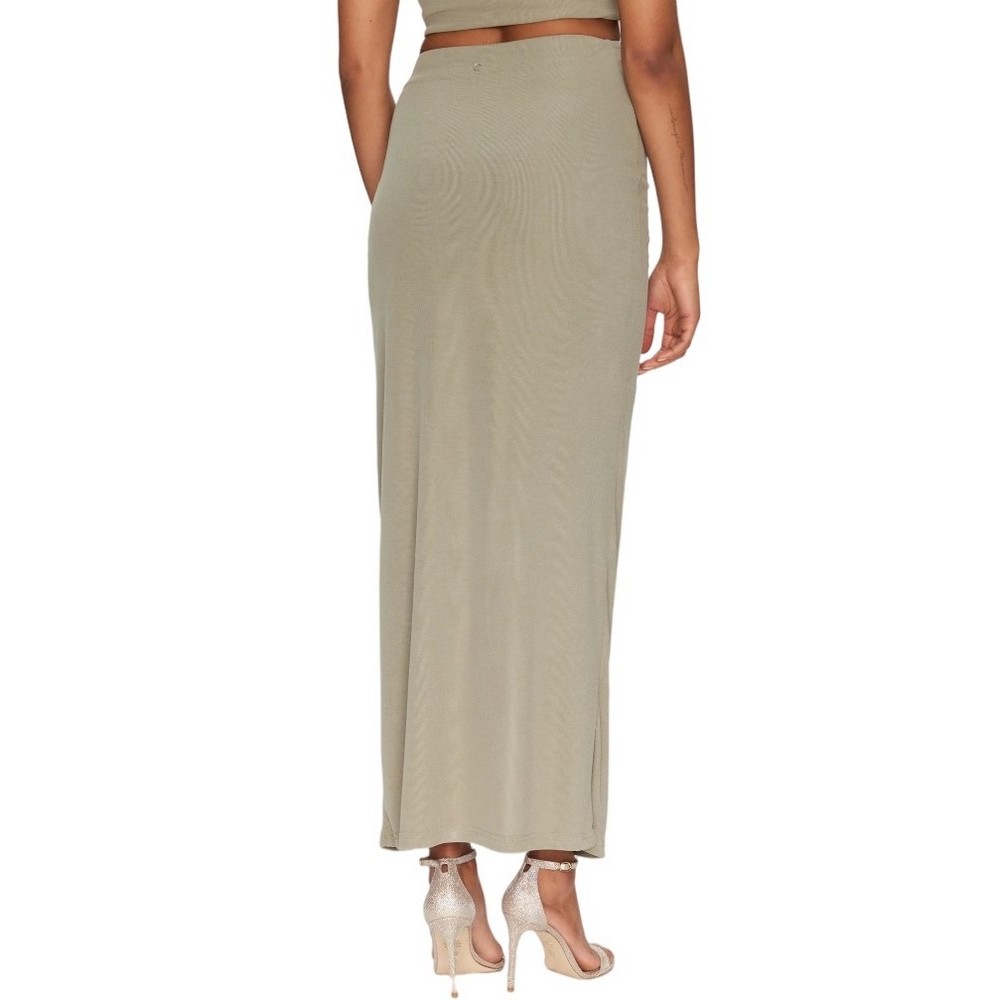 GUESS AIMEE JEWEL DRAP SKIRT ΦΟΥΣΤΑ ΓΥΝΑΙΚΕΙΑ KHAKI