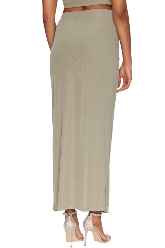 GUESS AIMEE JEWEL DRAP SKIRT ΦΟΥΣΤΑ ΓΥΝΑΙΚΕΙΑ KHAKI