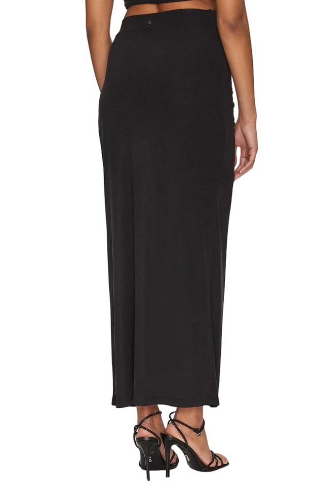 GUESS AIMEE JEWEL DRAP SKIRT ΦΟΥΣΤΑ ΓΥΝΑΙΚΕΙΑ BLACK