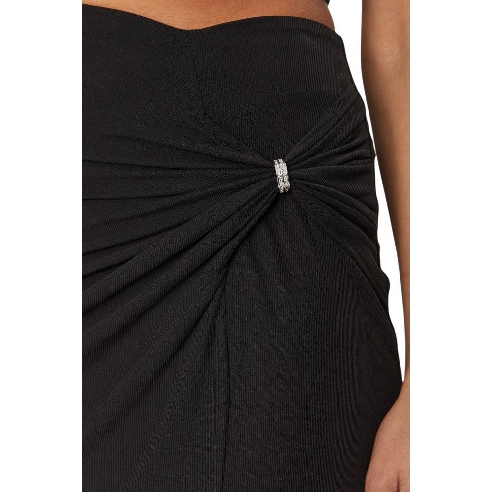GUESS AIMEE JEWEL DRAP SKIRT ΦΟΥΣΤΑ ΓΥΝΑΙΚΕΙΑ BLACK