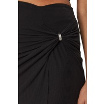 GUESS AIMEE JEWEL DRAP SKIRT ΦΟΥΣΤΑ ΓΥΝΑΙΚΕΙΑ BLACK
