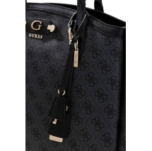GUESS LINDSEY TOTE ΤΣΑΝΤΑ ΓΥΝΑΙΚΕΙΑ DARK GREY