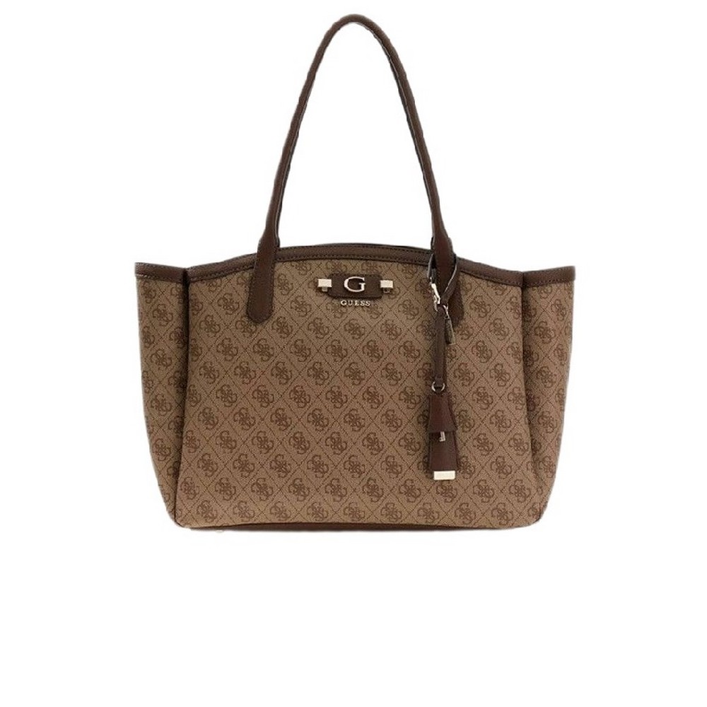 GUESS LINDSEY TOTE ΤΣΑΝΤΑ ΓΥΝΑΙΚΕΙΑ LATTE
