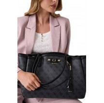 GUESS LINDSEY TOTE ΤΣΑΝΤΑ ΓΥΝΑΙΚΕΙΑ DARK GREY