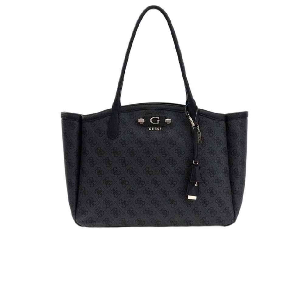 GUESS LINDSEY TOTE ΤΣΑΝΤΑ ΓΥΝΑΙΚΕΙΑ DARK GREY