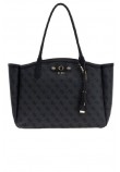 GUESS LINDSEY TOTE ΤΣΑΝΤΑ ΓΥΝΑΙΚΕΙΑ DARK GREY
