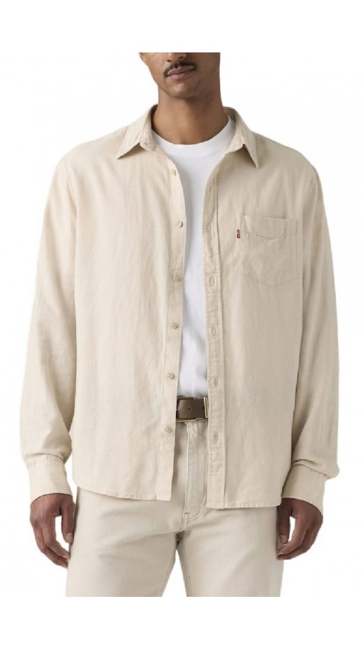 LEVIS SUNSET 1 POCKET STANDARD ΠΟΥΚΑΜΙΣΟ ΑΝΔΡΙΚΟ SAND