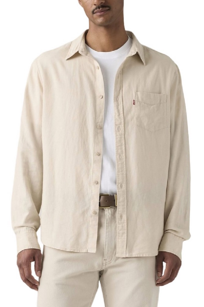 LEVIS SUNSET 1 POCKET STANDARD ΠΟΥΚΑΜΙΣΟ ΑΝΔΡΙΚΟ SAND