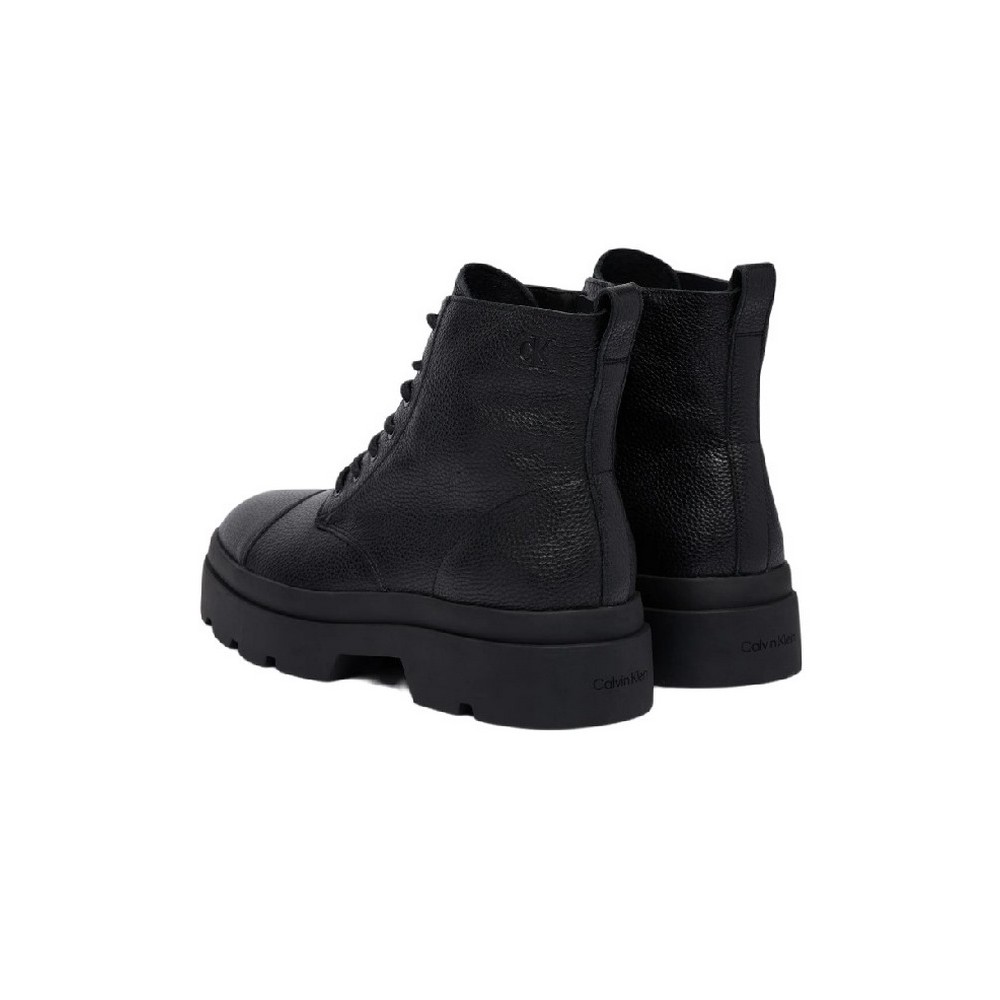 CALVIN KLEIN LUGGED MID LACE UP TC TU LTH ΜΠΟΤΑΚΙ ΑΝΔΡΙΚΟ BLACK