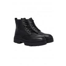 CALVIN KLEIN LUGGED MID LACE UP TC TU LTH ΜΠΟΤΑΚΙ ΑΝΔΡΙΚΟ BLACK