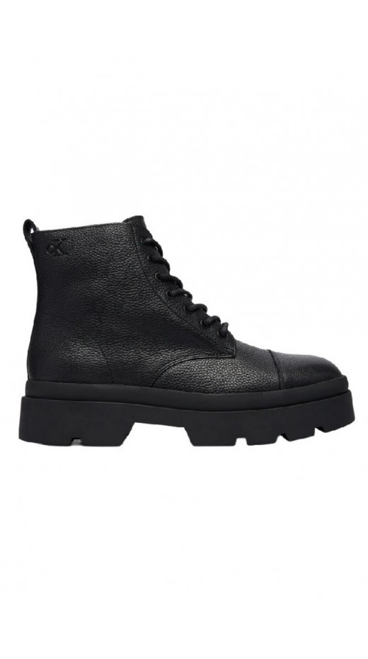 CALVIN KLEIN LUGGED MID LACE UP TC TU LTH ΜΠΟΤΑΚΙ ΑΝΔΡΙΚΟ BLACK