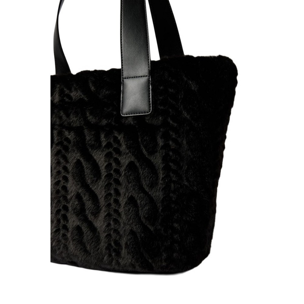 LIU JO MIN OF 2 L TOTE AF5154E0305 ΤΣΑΝΤΑ ΓΥΝΑΙΚΕΙΑ BLACK