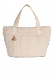 LIU JO MIN OF 2 L TOTE AF5154E0305 ΤΣΑΝΤΑ ΓΥΝΑΙΚΕΙΑ BEIGE