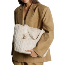 LIU JO MIN OF 2 L TOTE AF5154E0305 ΤΣΑΝΤΑ ΓΥΝΑΙΚΕΙΑ BEIGE