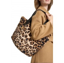 LIU JO MIN OF 2 L TOTE AF5154E0305 ΤΣΑΝΤΑ ΓΥΝΑΙΚΕΙΑ ANIMAL PRINT