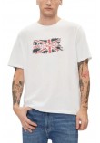 PEPE JEANS LONDON CLAG T-SHIRT ΜΠΛΟΥΖΑ ΑΝΔΡΙΚΗ WHITE