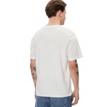 PEPE JEANS LONDON CLAG T-SHIRT ΜΠΛΟΥΖΑ ΑΝΔΡΙΚΗ WHITE