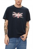 PEPE JEANS LONDON CLAG T-SHIRT ΜΠΛΟΥΖΑ ΑΝΔΡΙΚΗ BLUE