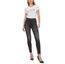 GUESS LEO T-SHIRT ΜΠΛΟΥΖΑ  ΓΥΝΑΙΚΕΙΑ WHITE