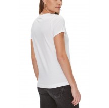 GUESS LEO T-SHIRT ΜΠΛΟΥΖΑ  ΓΥΝΑΙΚΕΙΑ WHITE