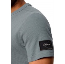 CALVIN KLEIN JEANS WAFFLE BADGE CREWNK T-SHIRT ΜΠΛΟΥΖΑ ΑΝΔΡΙΚΗ STEEL GRAY