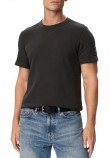 CALVIN KLEIN JEANS WAFFLE BADGE CREWNK T-SHIRT ΜΠΛΟΥΖΑ ΑΝΔΡΙΚΗ ANTHRACHITE