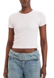 HUGO BOSS BABY TEE B JERSEY T-SHIRT ΜΠΛΟΥΖΑ ΓΥΝΑΙΚΕΙΑ SOFT PINK