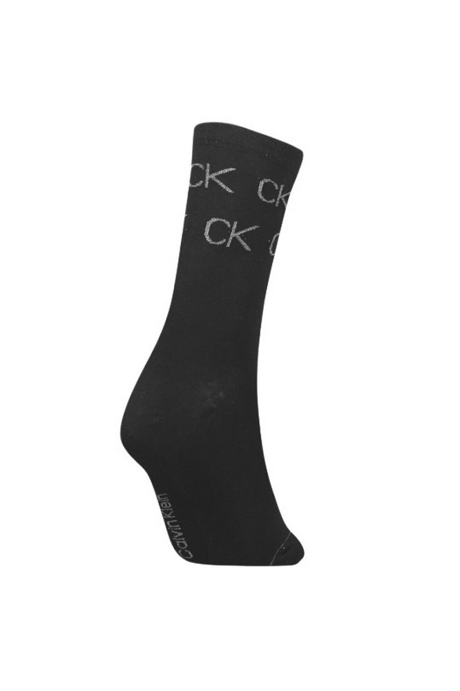CALVIN KLEIN JEANS CK WOMEN SOCK 1P LUREX LOGO GIFTBOX ΚΑΛΤΣΕΣ ΓΥΝΑΙΚΕΙΕΣ BLACK