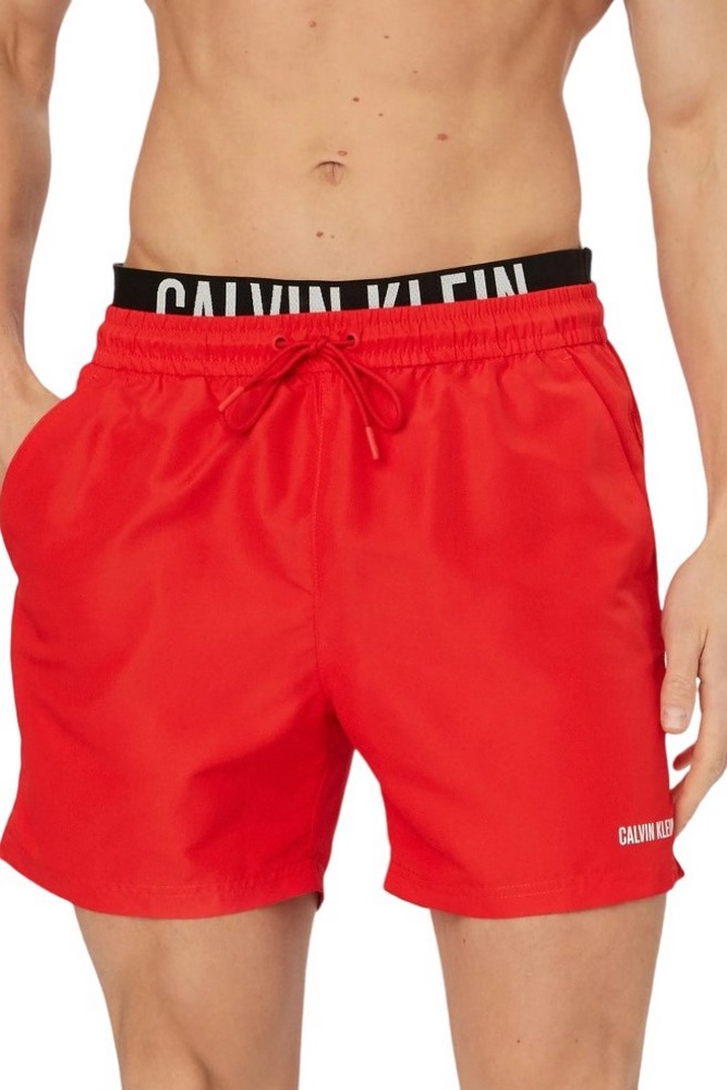 CALVIN KLEIN MEDIUM DRAWSTRING BOXER ΜΑΓΙΟ ΑΝΔΡΙΚΟ RED