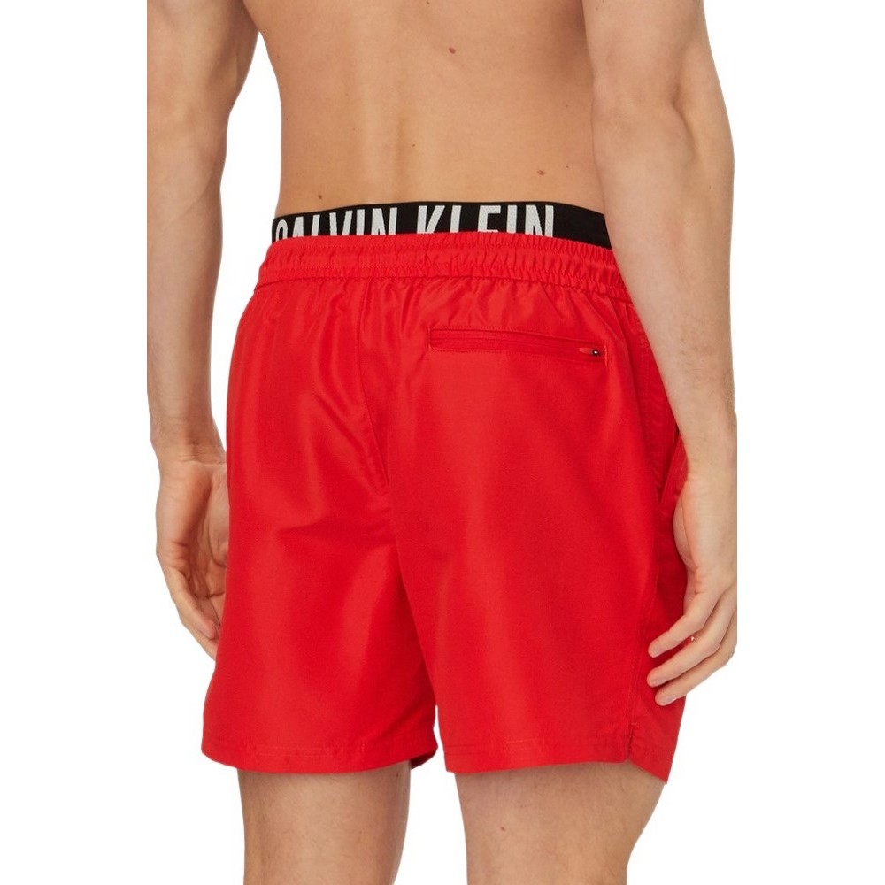 CALVIN KLEIN MEDIUM DRAWSTRING BOXER ΜΑΓΙΟ ΑΝΔΡΙΚΟ RED