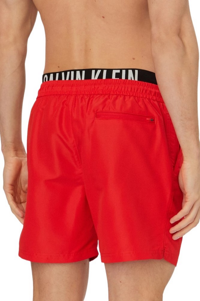 CALVIN KLEIN MEDIUM DRAWSTRING BOXER ΜΑΓΙΟ ΑΝΔΡΙΚΟ RED