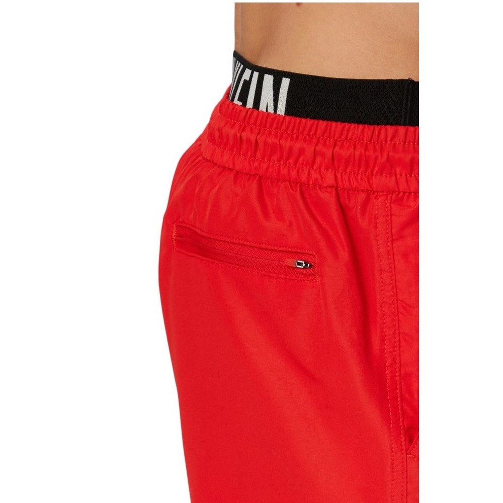 CALVIN KLEIN MEDIUM DRAWSTRING BOXER ΜΑΓΙΟ ΑΝΔΡΙΚΟ RED