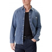 CALVIN KLEIN JEANS ESSNTL CLSSC CK VINTAGE INDIGO S ΠΟΥΚΑΜΙΣΟ ΑΝΔΡΙΚΟ INDIGO