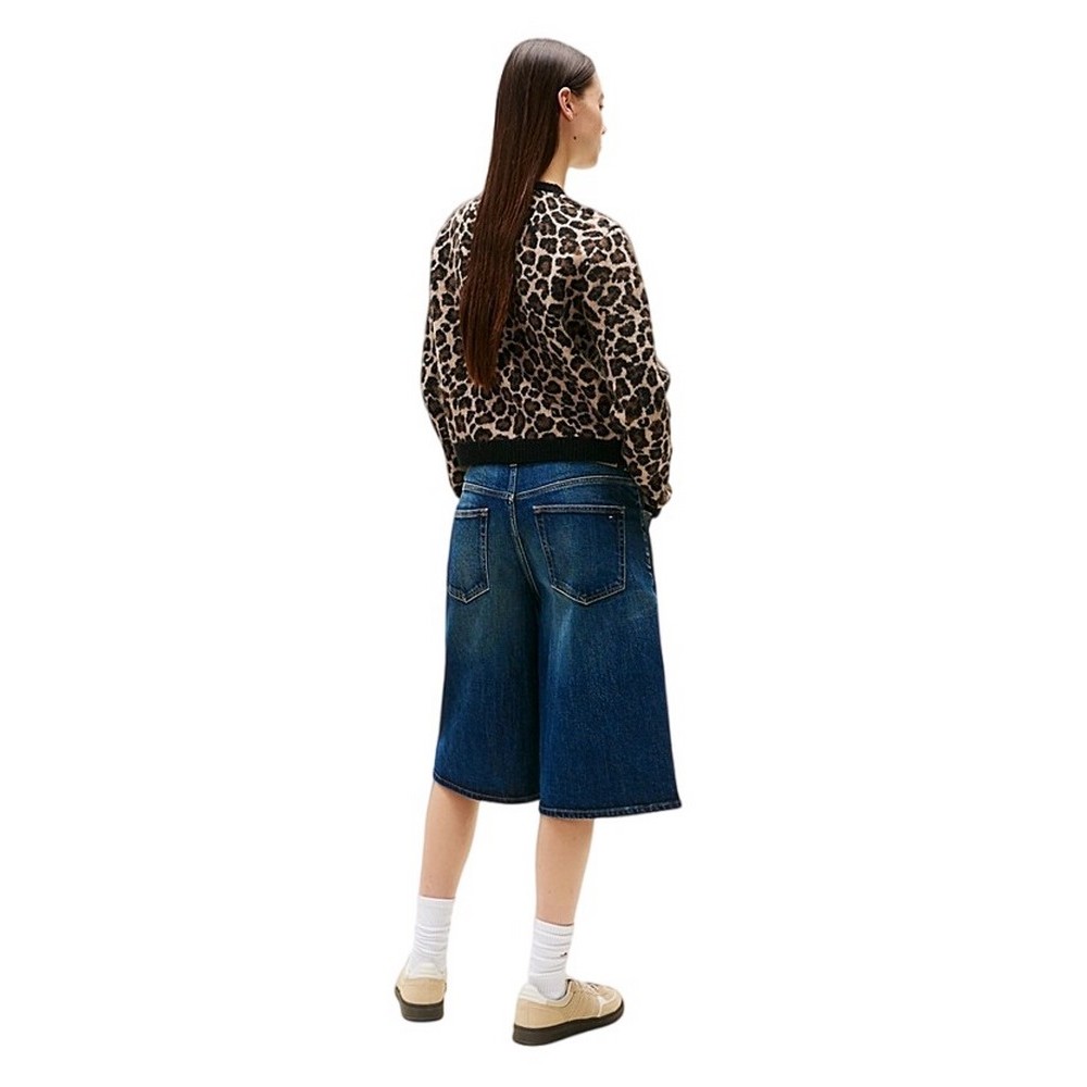 TOMMY JEANS  LEOPARD CARDIGAN ΖΑΚΕΤΑ ΠΛΕΚΤΗ ΓΥΝΑΙΚΕΙΑ LEOPARD