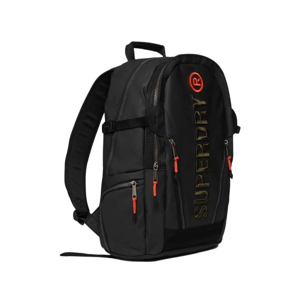 D1 SDNA TARP EMB RUCKSACK ΤΣΑΝΤΑ ΓΥΝΑΙΚΕΙΟ BLACK