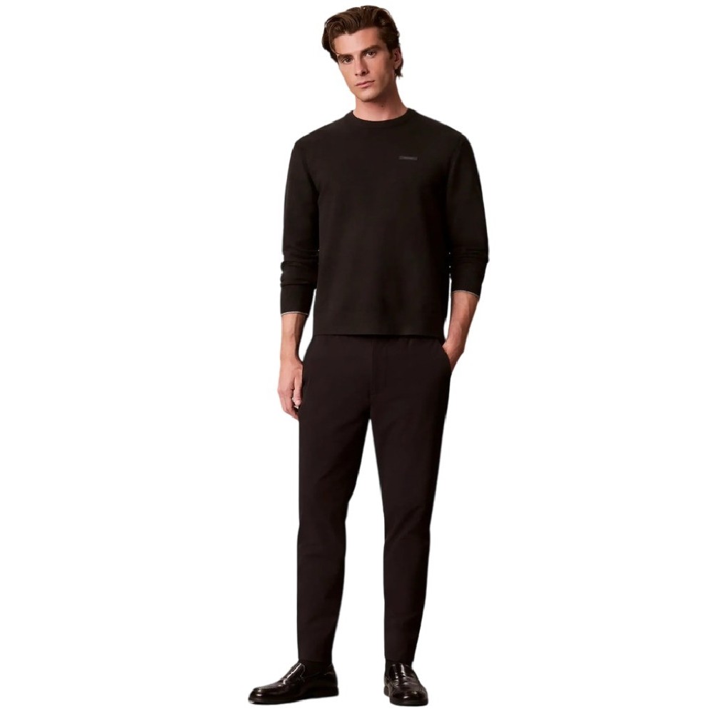 CALVIN KLEIN SLM TECH DBBY HLF ELSTC JOGGER ΠΑΝΤΕΛΟΝΙ ΑΝΔΡΙΚΟ BLACK