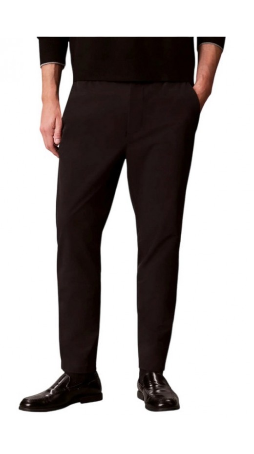 CALVIN KLEIN SLM TECH DBBY HLF ELSTC JOGGER ΠΑΝΤΕΛΟΝΙ ΑΝΔΡΙΚΟ BLACK