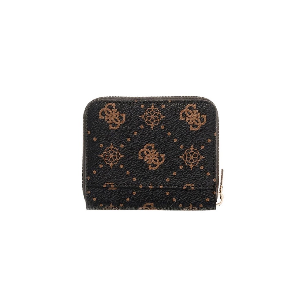 GUESS EMELIE LOGO SLG SML ZIP AROUND ΠΟΡΤΟΦΟΛΙ ΓΥΝΑΙΚΕΙΟ COFFEE